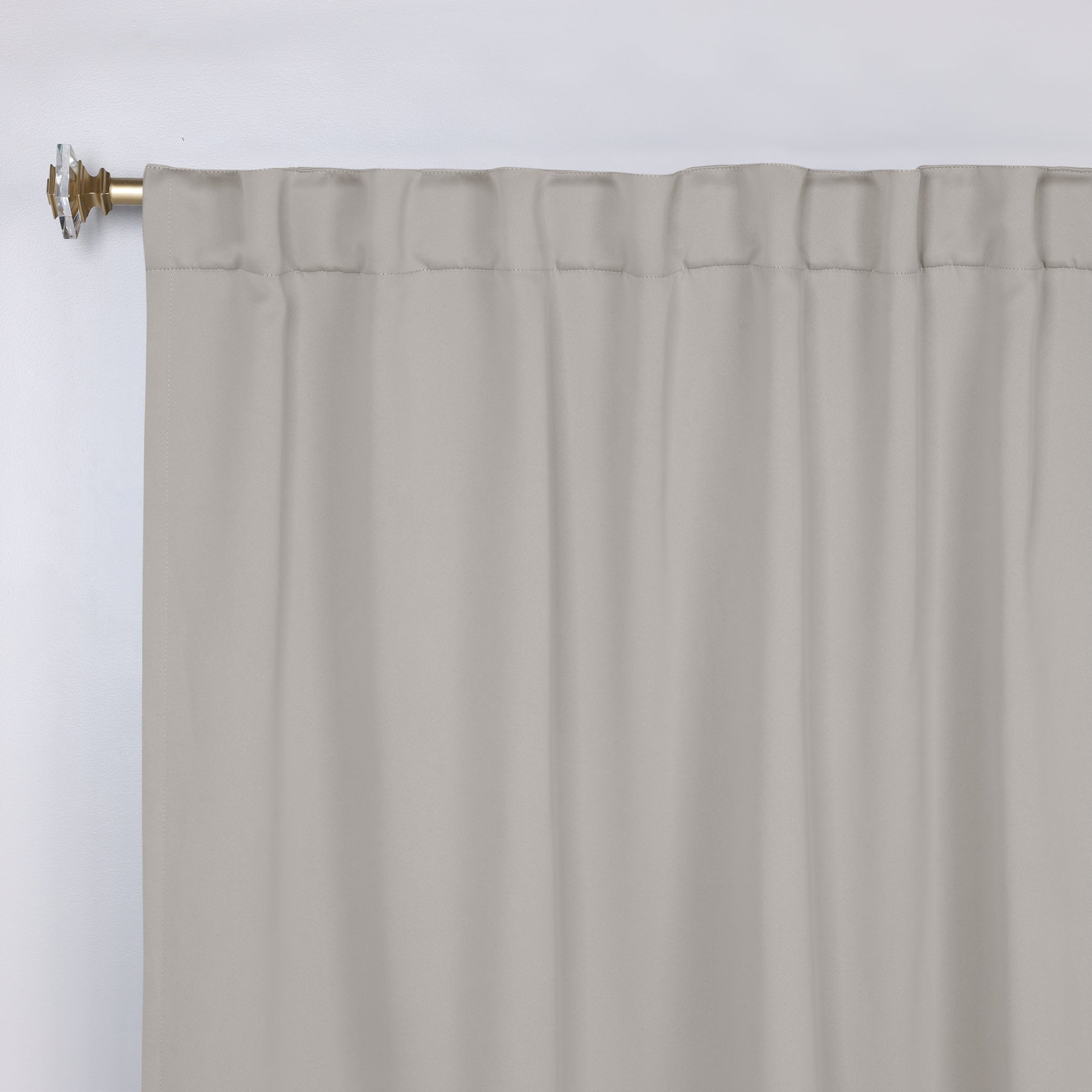 Solid Room Darkening Blackout Curtain Panels, Back Tabs, Set of 2