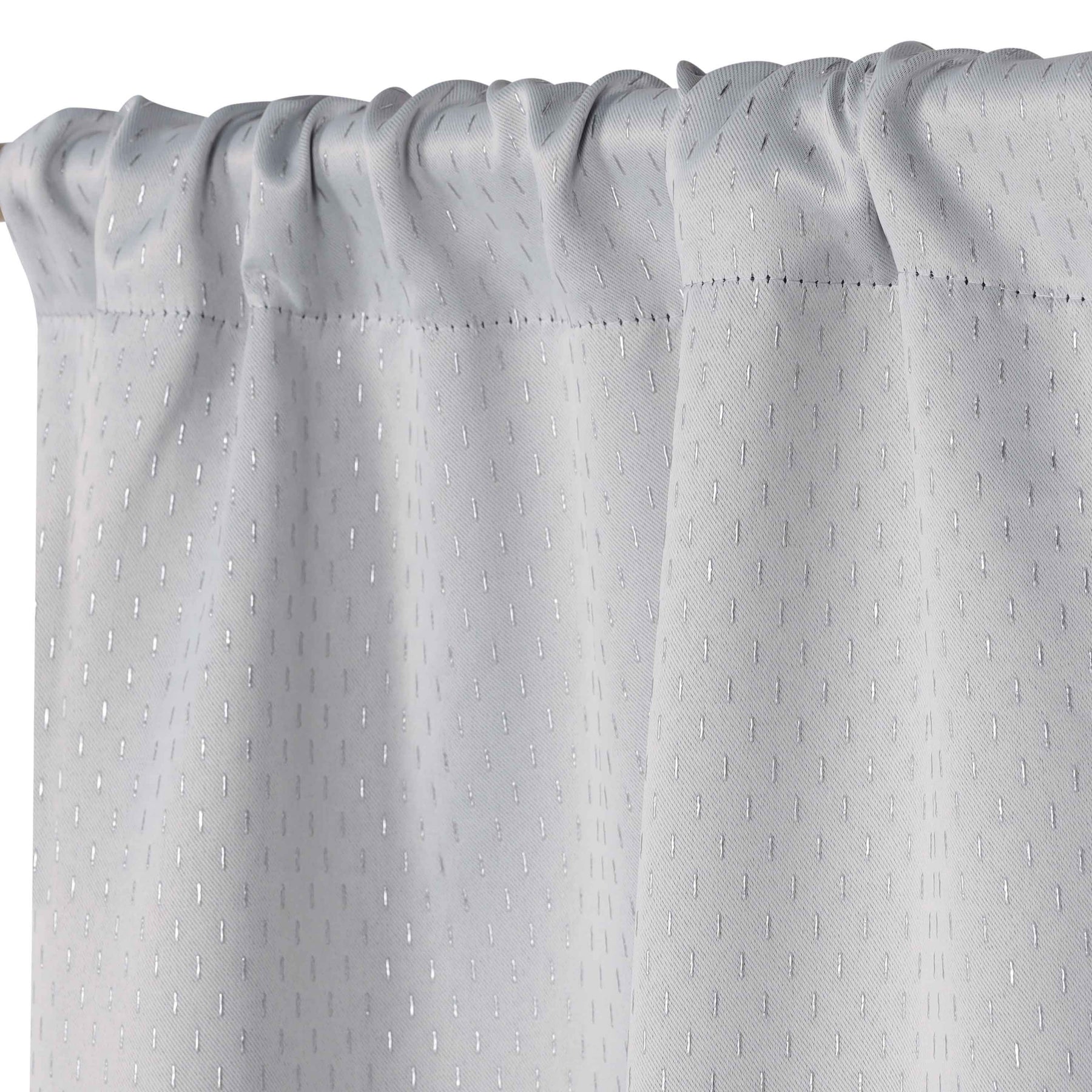 Modern Shimmer Washable Room Darkening Blackout Curtains, Set of 2