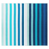 Coastal Blues Cotton Oversized 2 Piece Beach Towel Set - Beach Towel by Superior