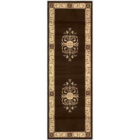 Oversized Medallion Modern Bohemian Indoor Area Rug or Runner Rug - Coffee