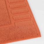 Leo Cotton Solid Modern Absorbent Heavy Washable Bath Mat Set of 2 - Bath Mats by Superior