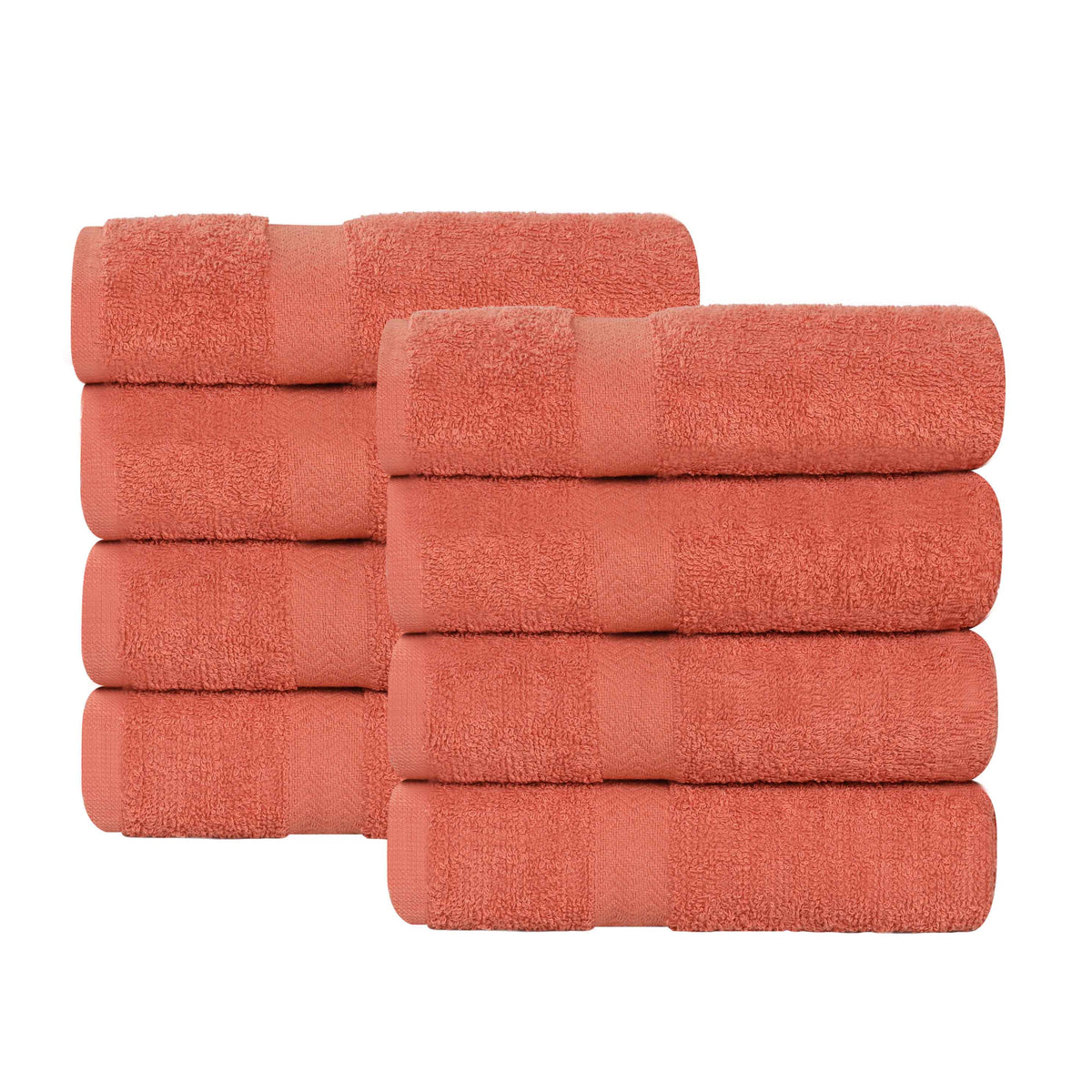 Eco-Friendly Cotton 8 Piece Hand Towel Set