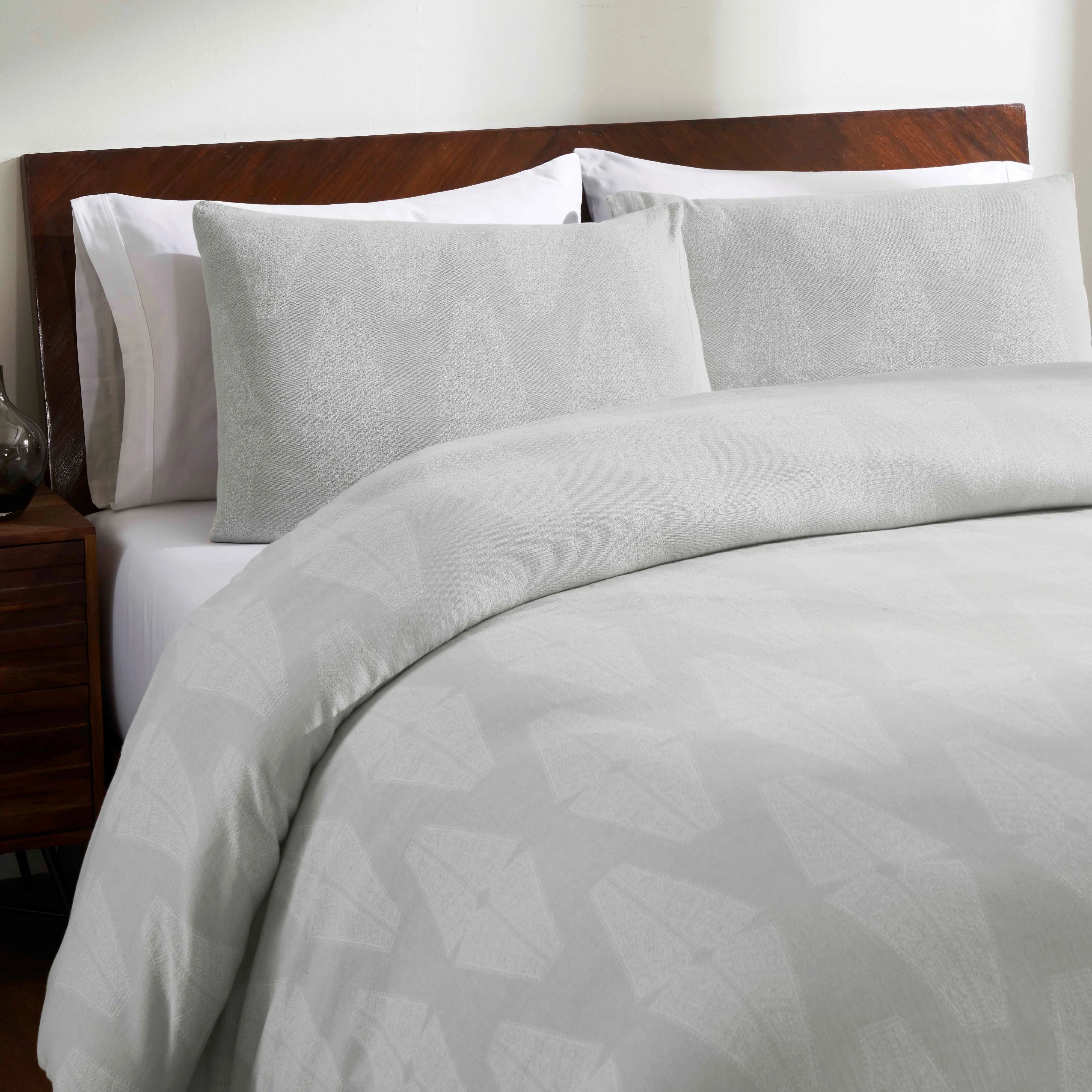 Manali Cotton All Season Bedding Diamond Lattice Woven Comforter Set