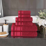 Hays Cotton Medium Weight 6 Piece Assorted Bathroom Towel Set - Towel Set by Superior