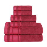 Hays Cotton Medium Weight 6 Piece Assorted Bathroom Towel Set - Towel Set by Superior