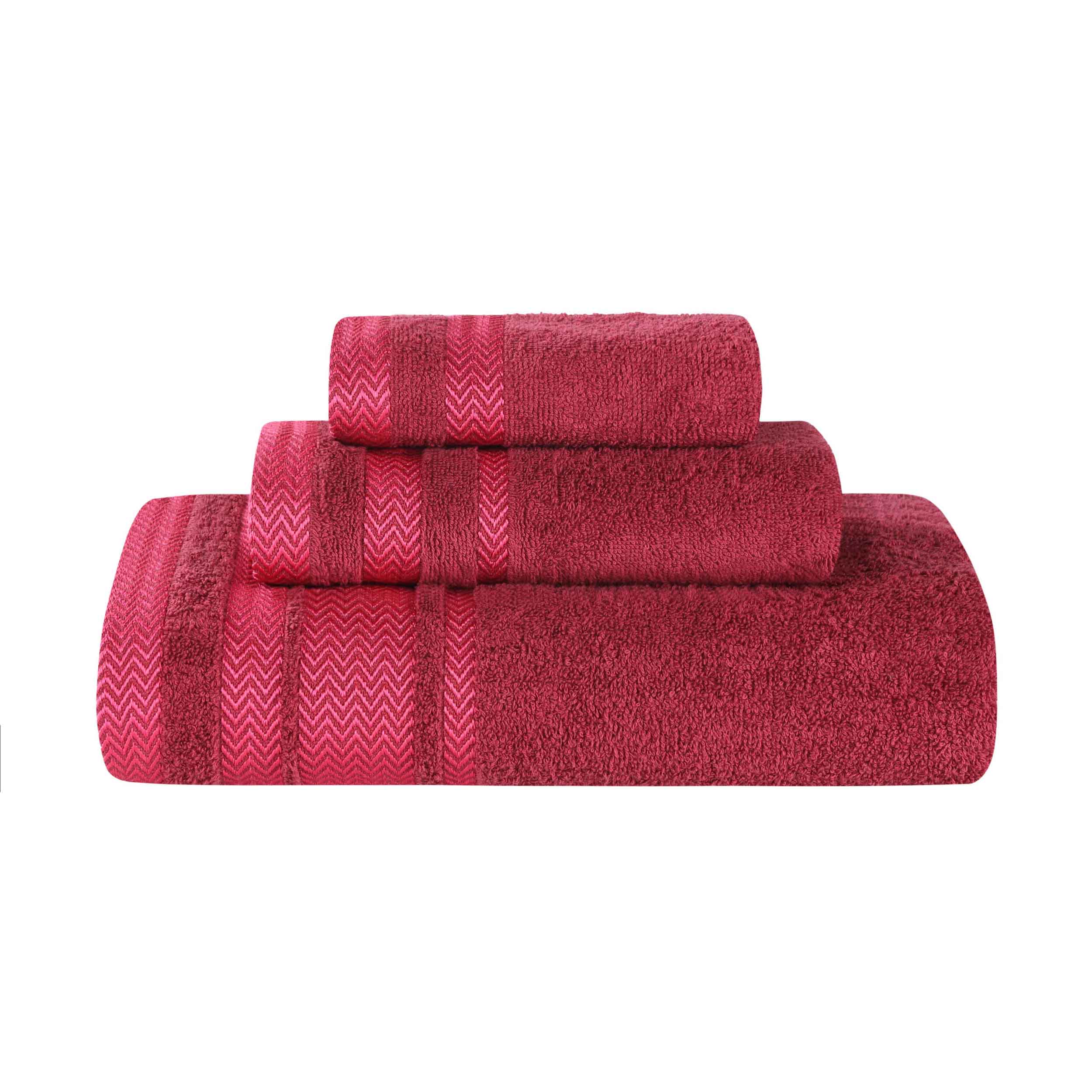 Hays Cotton Medium Weight 3 Piece Assorted Bathroom Towel Set - Towel Set by Superior