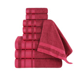 Hays Cotton Medium Weight 9 Piece Assorted Bathroom Towel Set - Towel Set by Superior