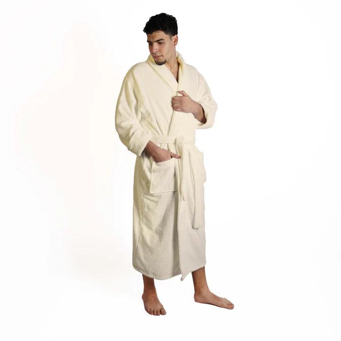 Classic Men's Bath Robe Turkish Cotton Bathrobe with Adjustable Belt - Bath Robe by Superior - Superior 