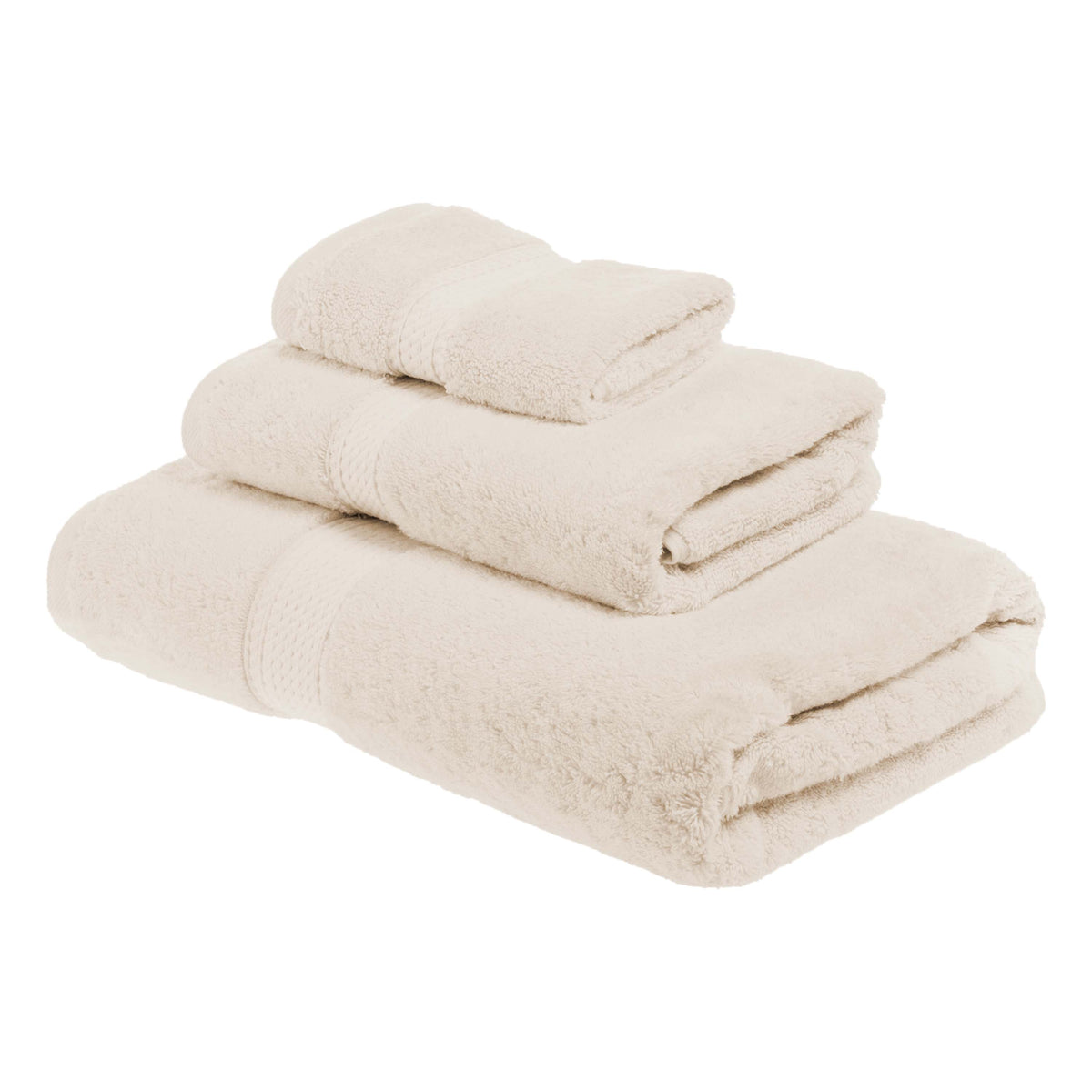 Madison Egyptian Cotton Pile Plush Heavyweight 3 Piece Towel Set