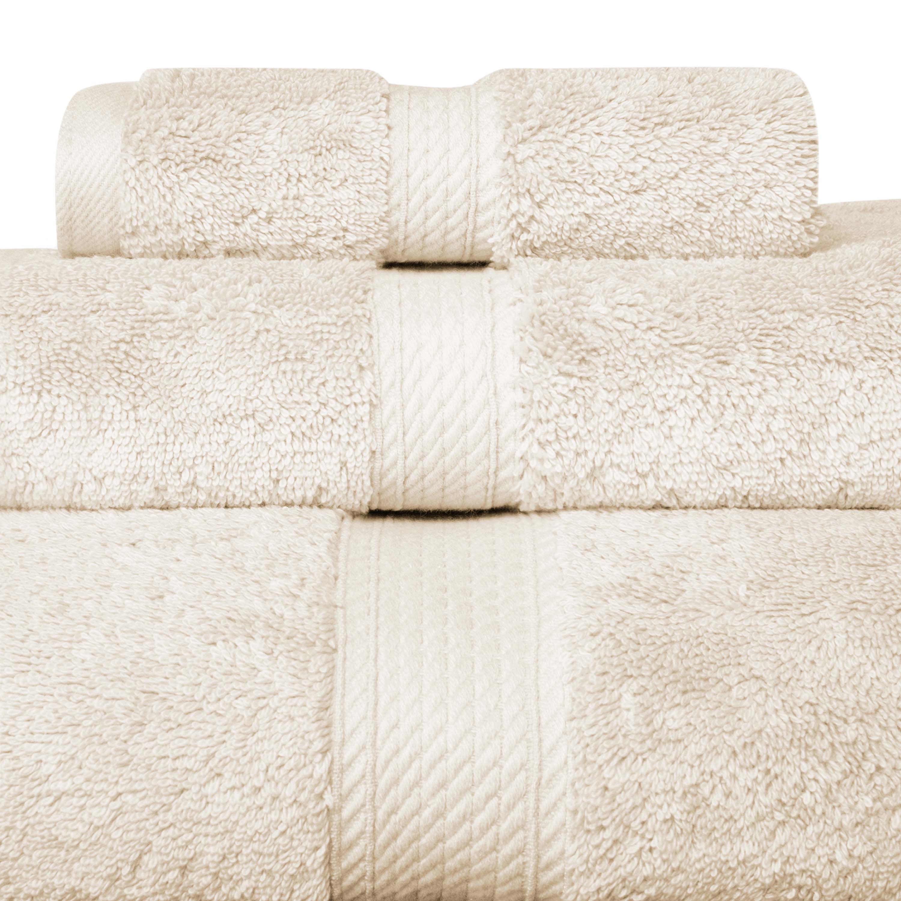 Madison Egyptian Cotton Pile Plush Heavyweight 3 Piece Towel Set - Towel Set by Superior