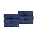 Superior Premium Turkish Cotton 6-Piece Hand Towel Set - Hand Towel Set by Superior