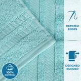 Ultra-Soft Cotton Solid Medium Weight Absorbent Bath Towel Set of 2 - Towel Set by Superior