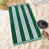 Striped Extra Large Oversized Absorbent Quick Dry Cotton Beach Towel - Beach Towel by Superior