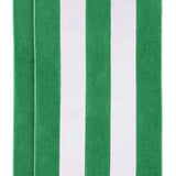 Cabana Stripe Oversized Cotton Beach Towel Set Of 2,4,6 - Beach Towel by Superior