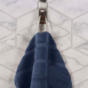 Napa Zero Twist Cotton Solid Waffle Honeycomb Hand Towel Set of 6