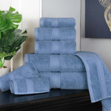 Madison Egyptian Cotton Pile Plush Heavyweight 8 Piece Towel Set - Towel Set by Superior