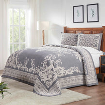 Adalie Cotton Blend Woven Jacquard Medallion Bedspread Set