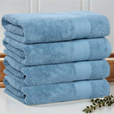 Aria Turkish Cotton Heavyweight Solid Absorbent Bath Towel Set - Towel Set by Superior