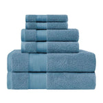 Turkish Cotton Highly Absorbent Solid 6 Piece Towel Set - Towel Set by Superior