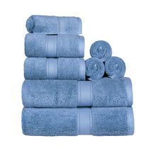 Madison Egyptian Cotton Pile Plush Heavyweight 8 Piece Towel Set