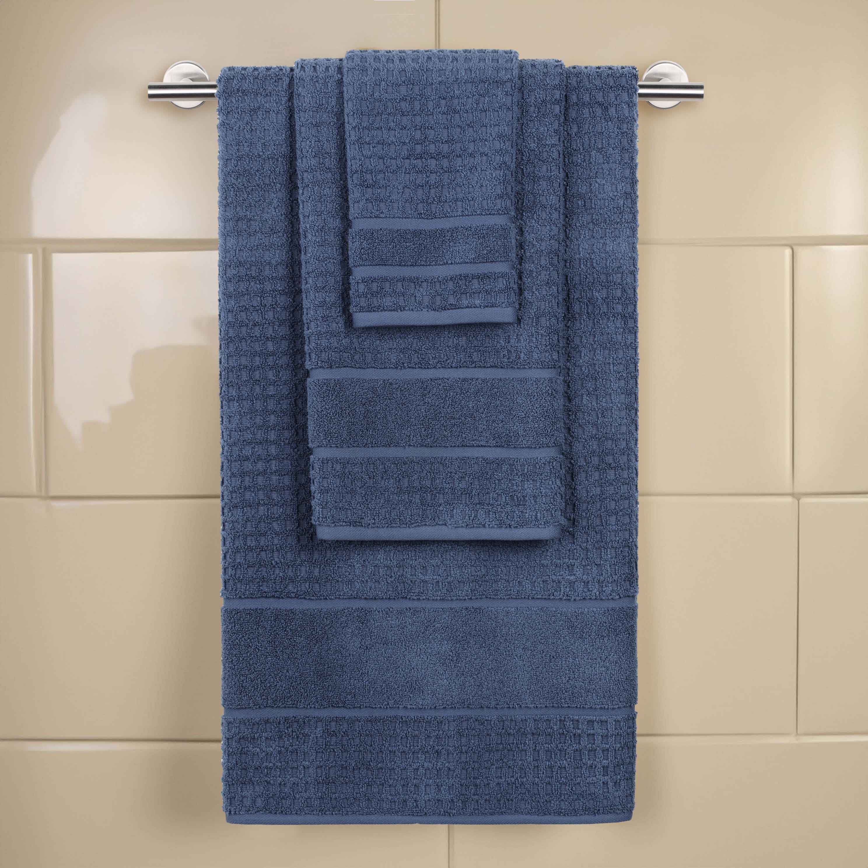 Napa Zero Twist Cotton Solid Waffle Honeycomb 3 Piece Towel Set - Towel Set by Superior