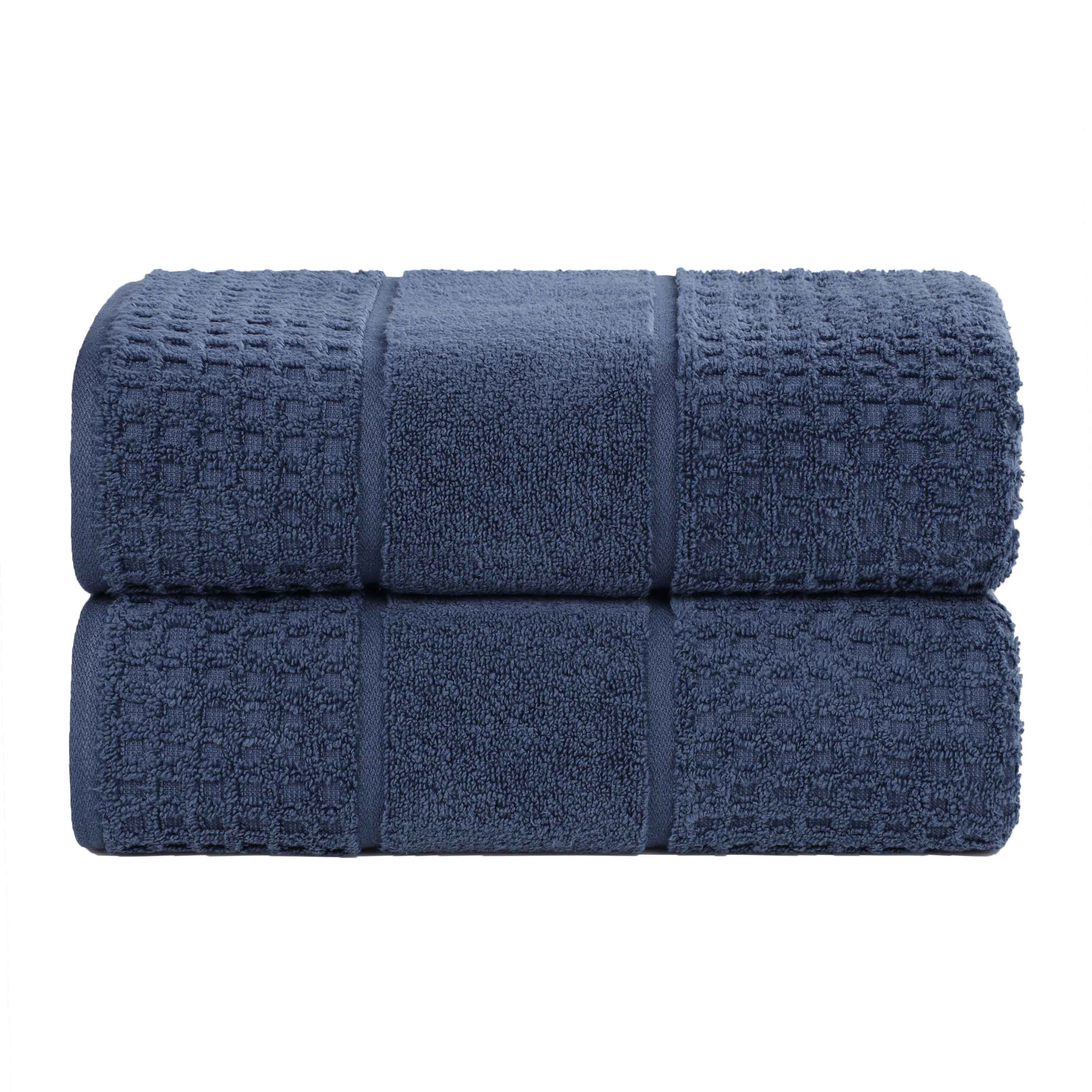 Napa Zero Twist Cotton Solid Waffle Honeycomb Bath Sheet Set of 2 - Towel Set by Superior