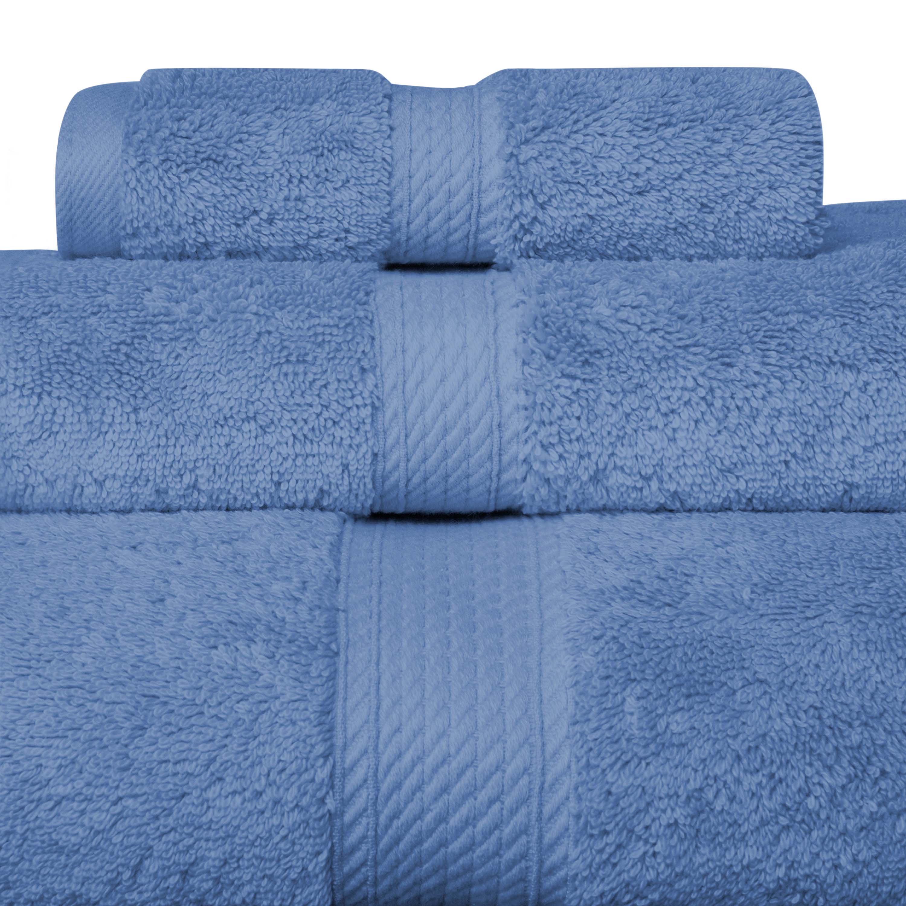 Madison Egyptian Cotton Pile Plush Heavyweight 3 Piece Towel Set - Towel Set by Superior