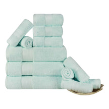 Turkish Cotton Highly Absorbent Solid 12 Piece Ultra Plush Towel Set - Towel Set by Superior - Superior 