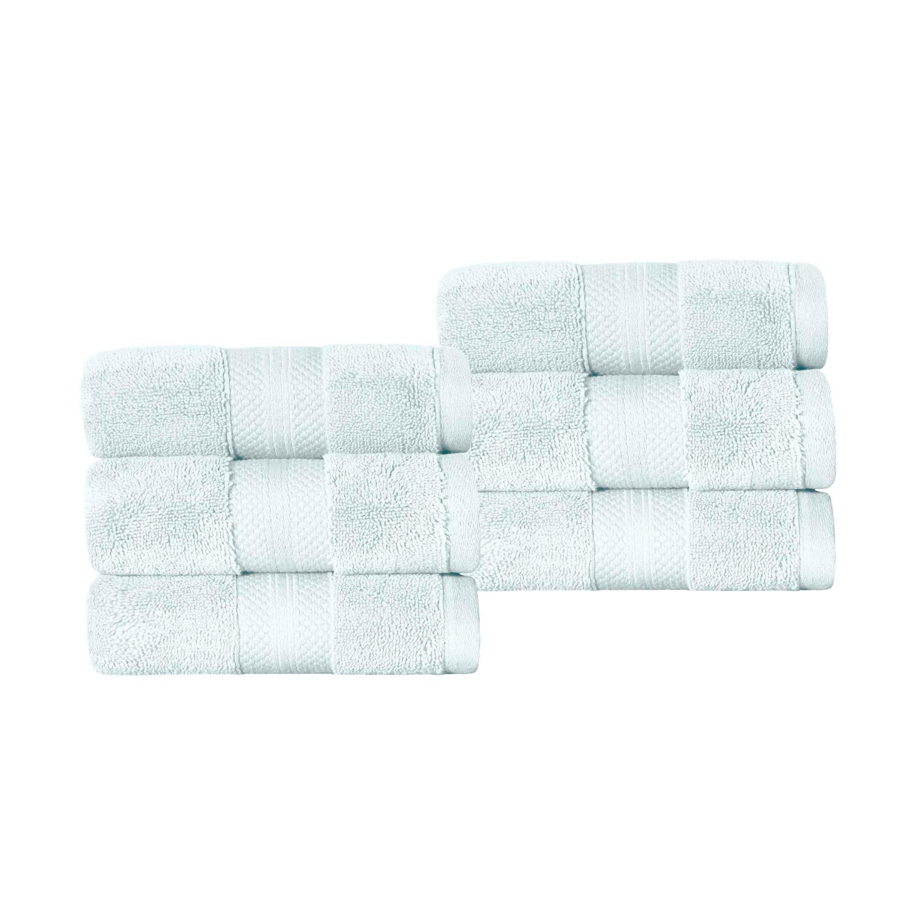 Superior Premium Turkish Cotton 6-Piece Hand Towel Set - Hand Towel Set by Superior