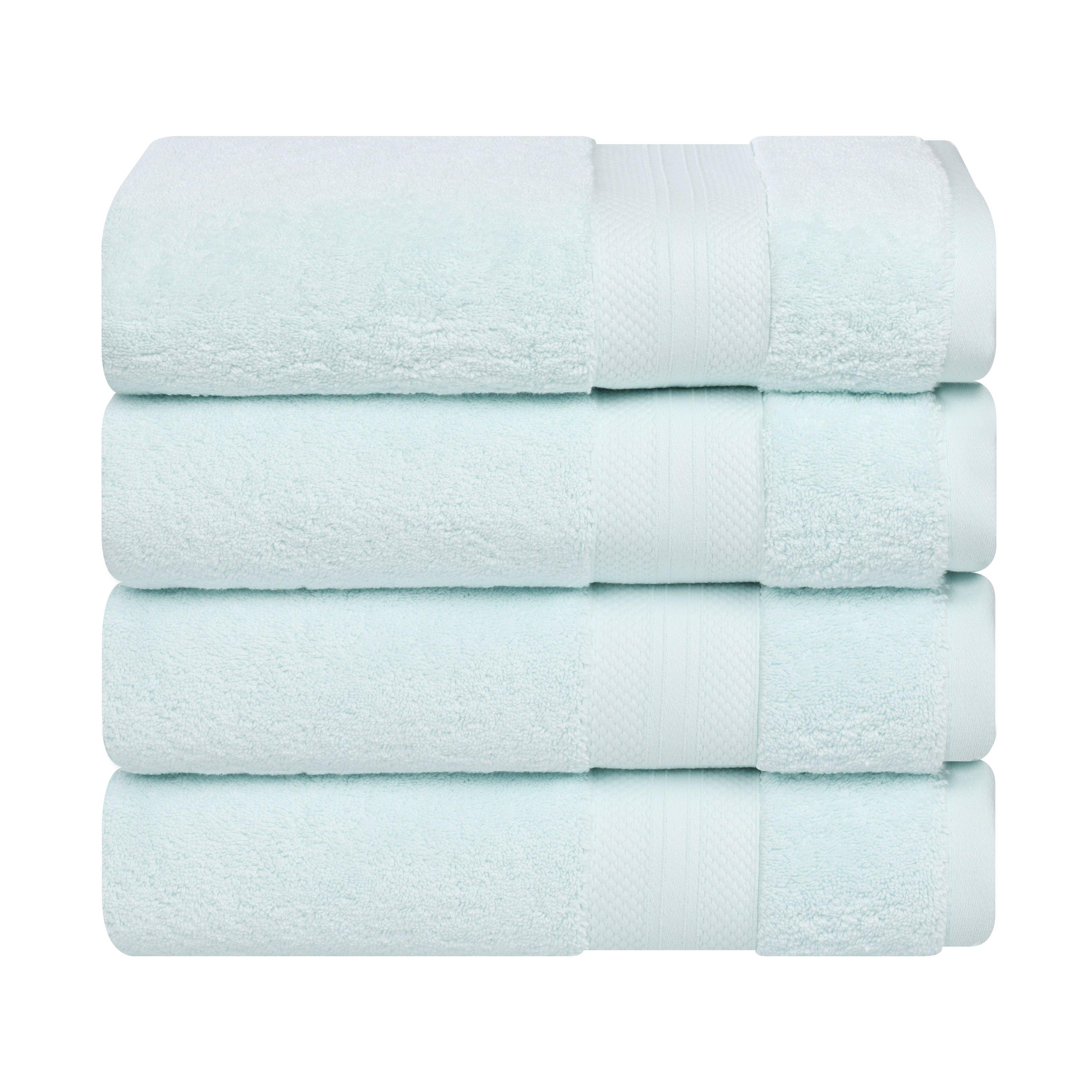 Aria Turkish Cotton Heavyweight Solid Absorbent Bath Towel Set - Towel Set by Superior