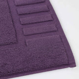 Leo Cotton Solid Modern Absorbent Heavy Washable Bath Mat Set of 2 - Bath Mats by Superior