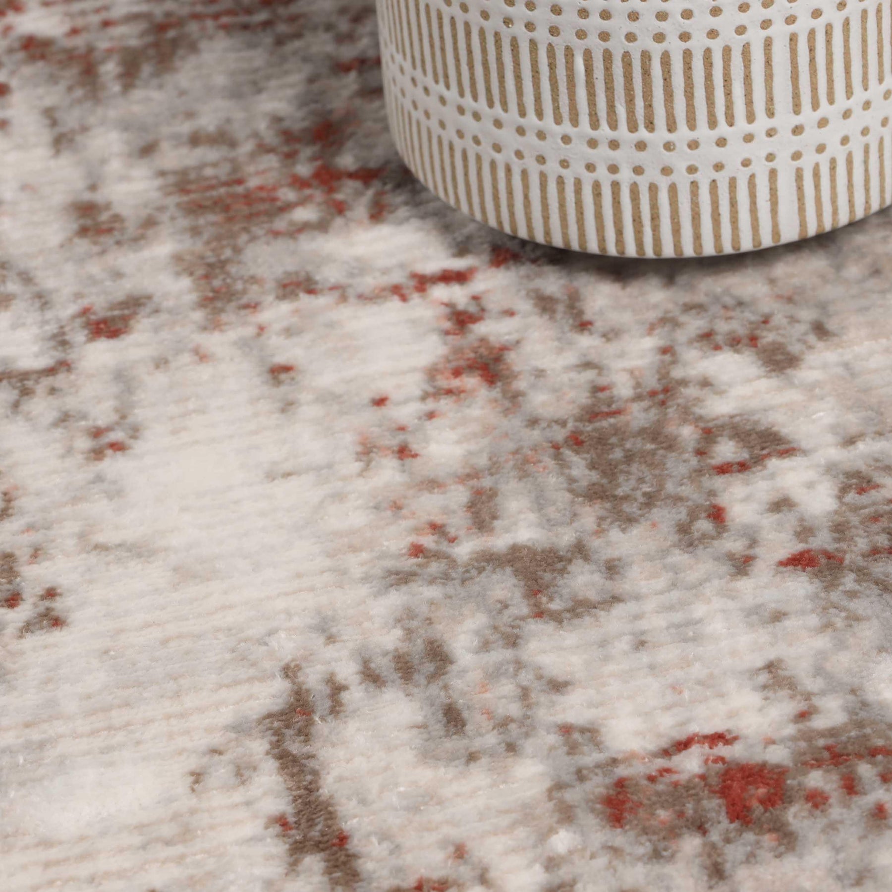 Euphemia Distressed Abstract Indoor Area Rug or Runner - Rugs by Superior - Superior 