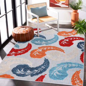 Feather Modern Bohemian Indoor Outdoor Area Rug - Rugs by Superior - Superior 