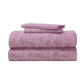 Melange Flannel Cotton Two-Toned Deep Pocket Warm Sheet Set