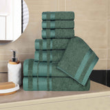 Hays Cotton Medium Weight 8 Piece Assorted Bathroom Towel Set - Towel Set by Superior