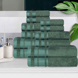 Hays Cotton Medium Weight 12 Piece Assorted Bathroom Towel Set - Towel Set by Superior