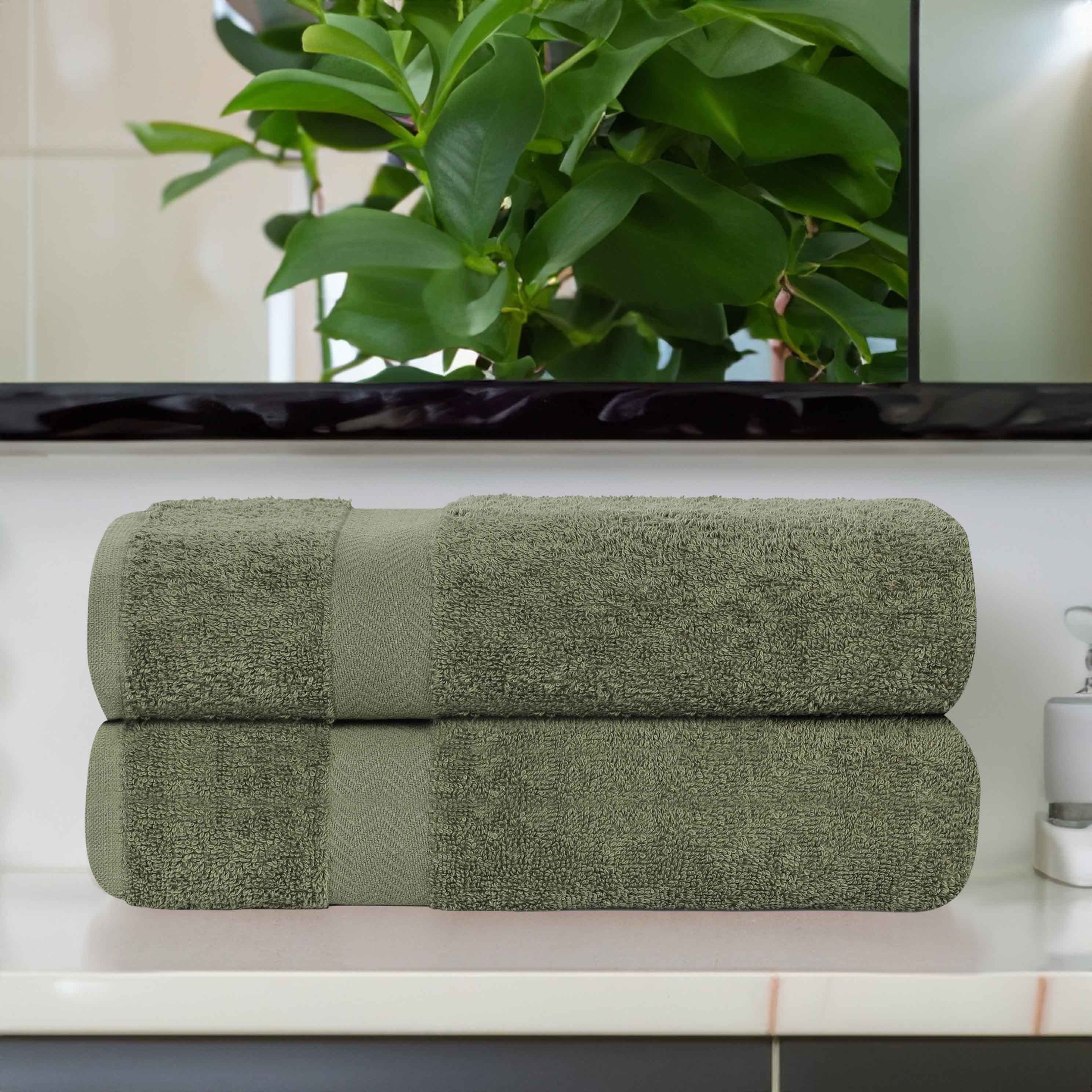 Cotton Eco-Friendly Bathroom Essentials 2 Piece Bath Sheet Set - Bath Sheets by Superior