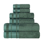 Hays Cotton Medium Weight 6 Piece Assorted Bathroom Towel Set - Towel Set by Superior