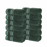 Niles Egyptian Giza Cotton Plush Heavyweight Soft 12 Piece Towel Set - Towel Set by Superior