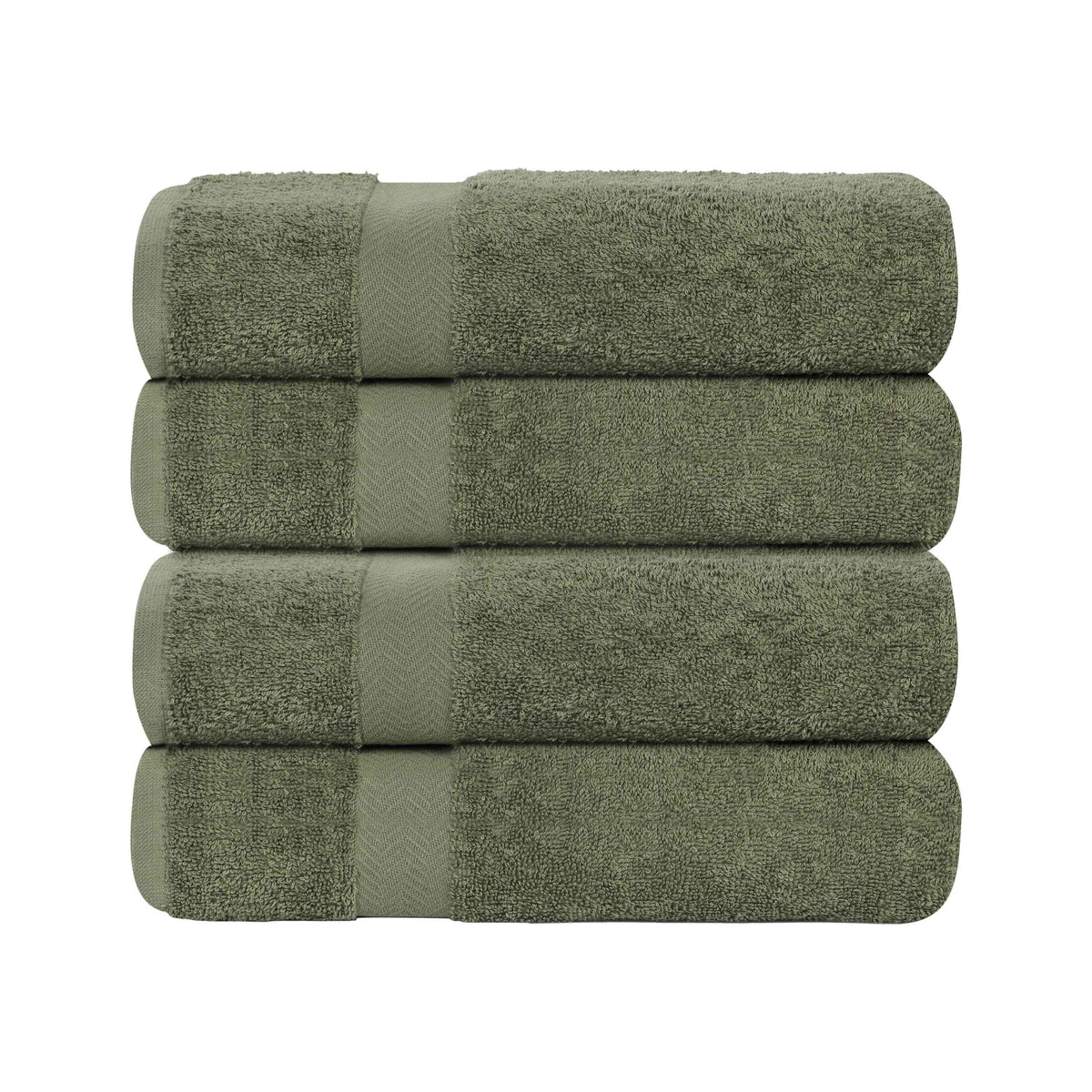 Cotton Highly Absorbent Eco-Friendly Quick Dry 4 Piece Bath Towel Set