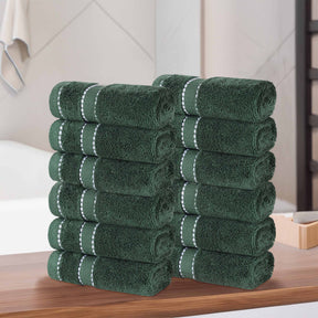 Niles Egyptian Giza Cotton Plush Heavyweight Soft 12 Piece Towel Set