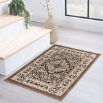 Glendale Traditional Floral Medallion Indoor Area Rug or Runner Rug - Rugs by Superior