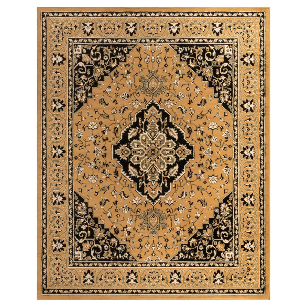 Glendale Traditional Floral Medallion Indoor Area Rug or Runner Rug - Rugs by Superior - Superior 