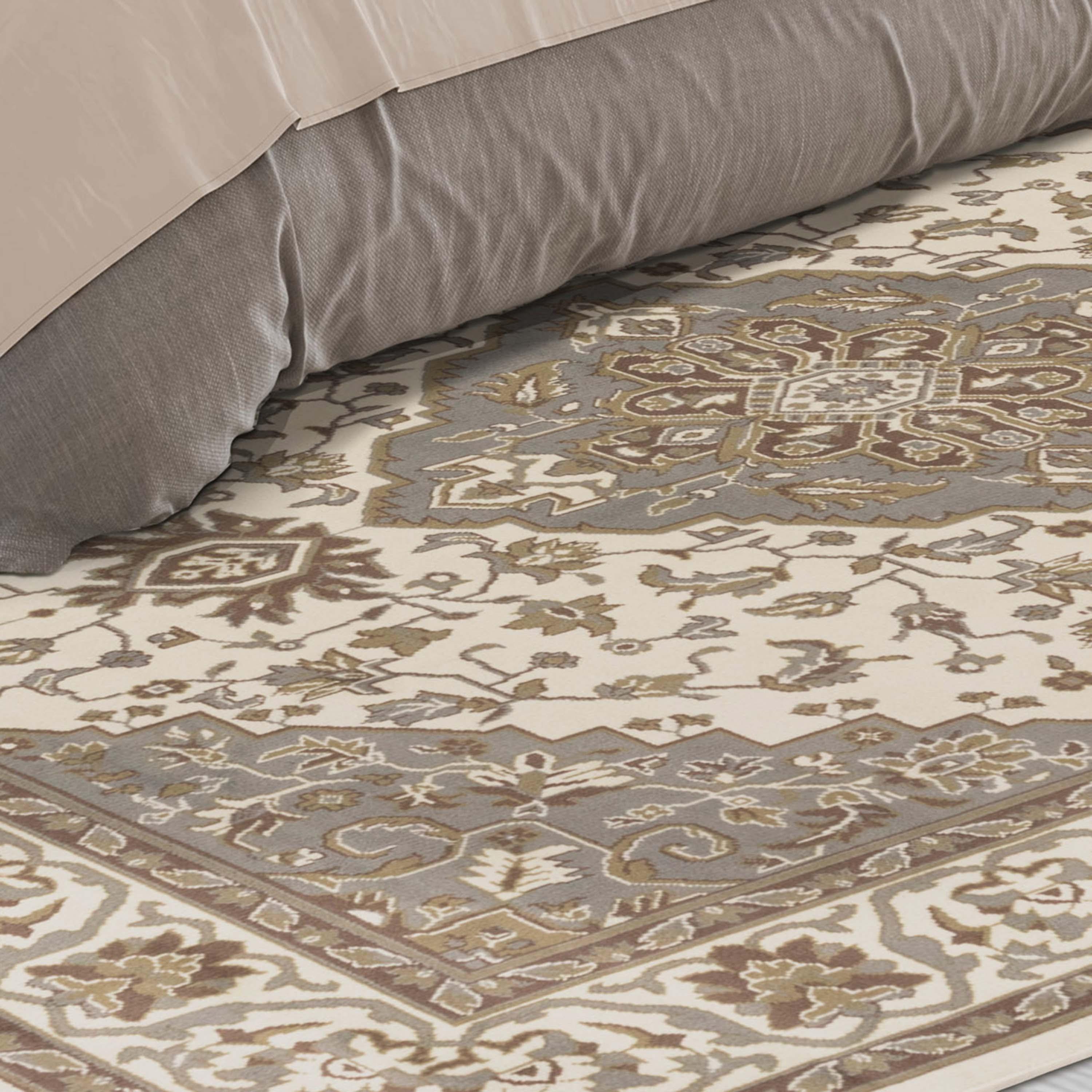 Glendale Traditional Floral Medallion Indoor Area Rug or Runner Rug - Rugs by Superior