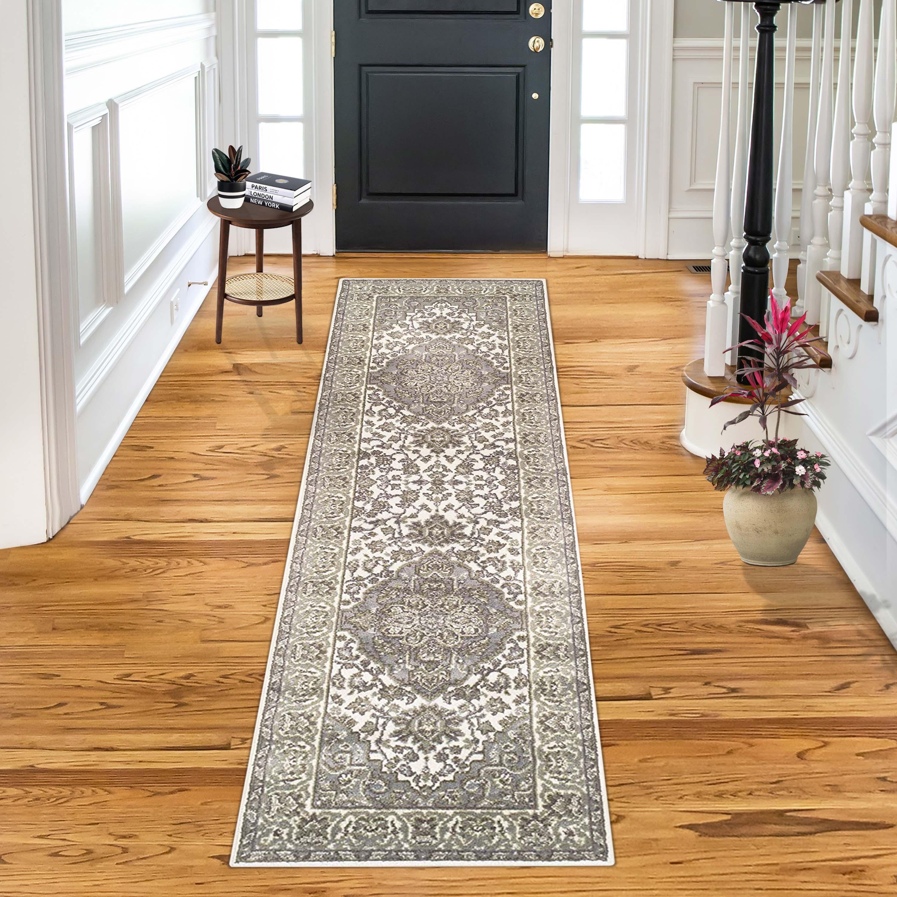 Glendale Traditional Floral Medallion Indoor Area Rug or Runner Rug - Rugs by Superior