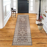 Glendale Traditional Floral Medallion Indoor Area Rug or Runner Rug - Rugs by Superior