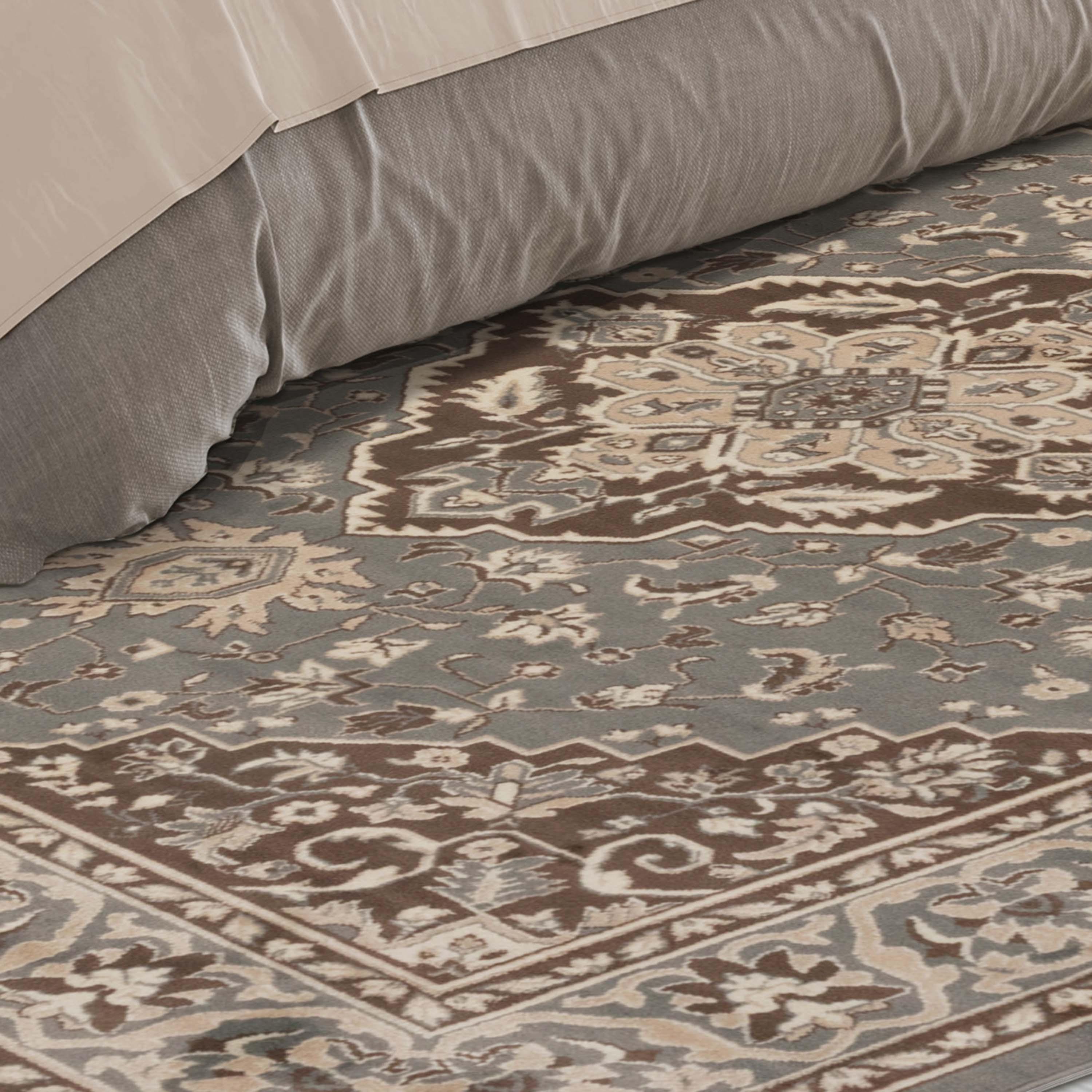 Glendale Traditional Floral Medallion Indoor Area Rug or Runner Rug - Rugs by Superior