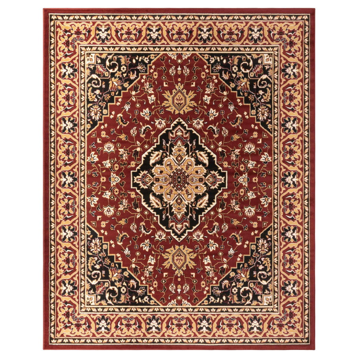 Glendale Traditional Floral Medallion Indoor Area Rug or Runner Rug - Rugs by Superior - Superior 