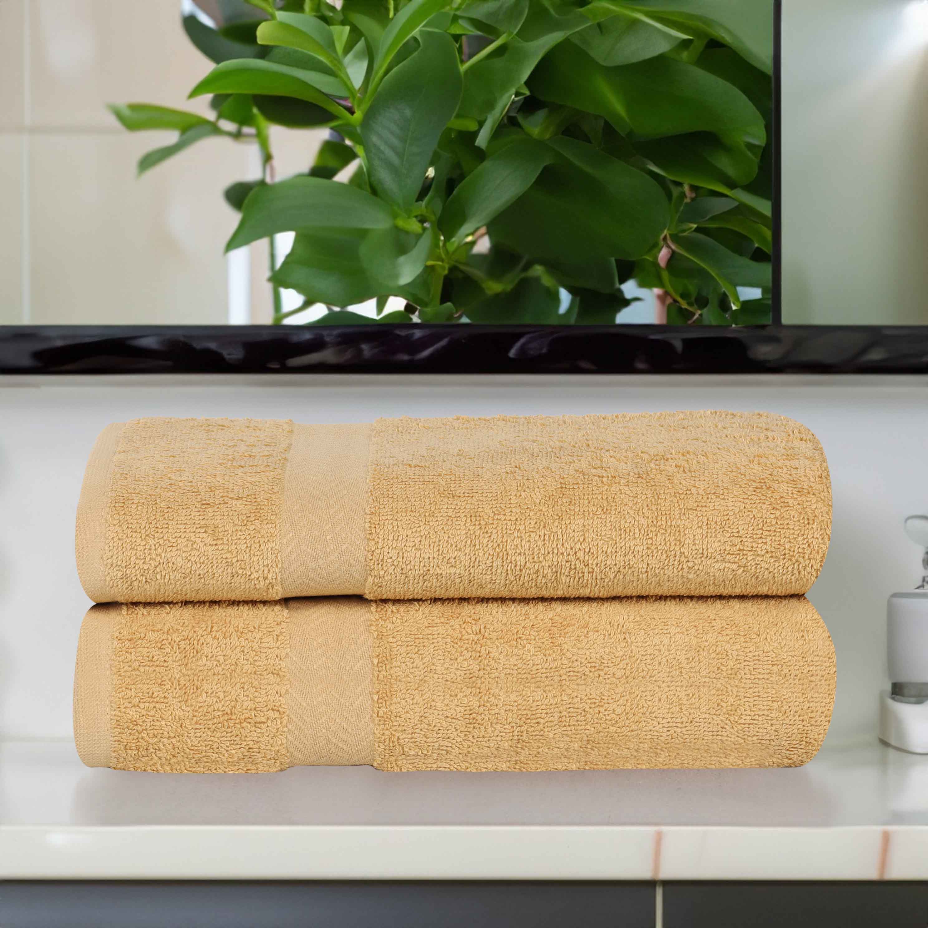 Cotton Eco-Friendly Bathroom Essentials 2 Piece Bath Sheet Set - Bath Sheets by Superior