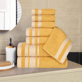 Hays Cotton Medium Weight 8 Piece Assorted Bathroom Towel Set - Towel Set by Superior